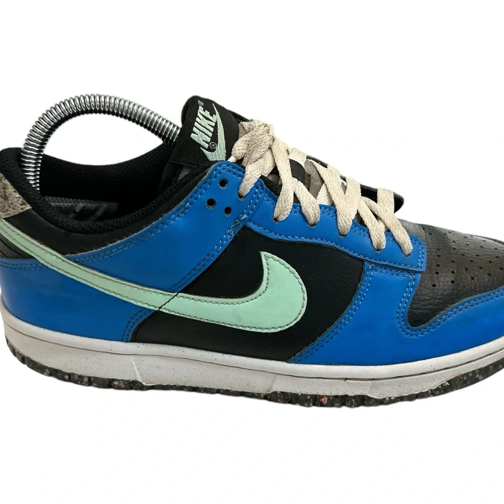 Nike Dunk Low‎ SE Black/Blue/Mint Foam DR0165-001 GS Sz 7Y